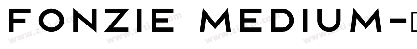 Fonzie Medium字体转换